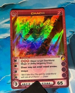 Chaor Ripple Foil Max S Ultra Rare 1st Edition Dawn of Perim Chaotic TCG Card NM - Picture 1 of 6