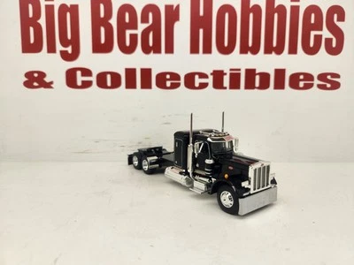 Tractor para dormir Peterbilt 359 negro con litera ataúd 1/64 DCP/FG con opción de cabina corta Foto 1 de 4