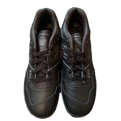 New Balance 550 Triple Black Men Size 10 Brand New - Image 1 of 4