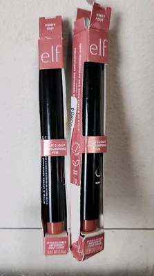 2 Pack e.l.f. Pout Clout Lip Plumping Pen, 0.07 Ounce Pinky Out BOX DAMAGE - Image 1 of 4