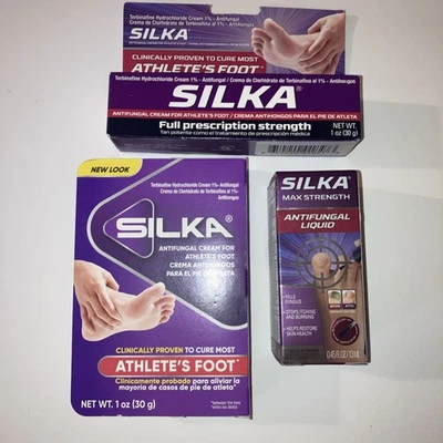 SILKA Anti-Fungal Cream, Clinical Anti-Fungus Foot Treatment, Fluid, 1 Oz - Image 1 of 3