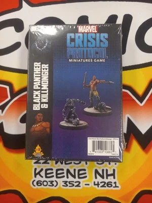 Asmodee Marvel: Crisis Protocol Black Panther & Killmonger Board Game ASMCP07EN - Image 1 of 2