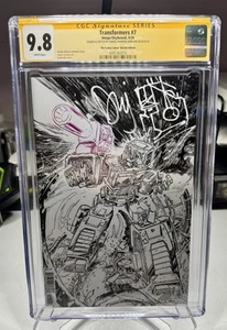 Transformers #7 (2024) Redcode Sketch Variant. CGC SS 9.8 Signed Remark Johnson - Picture 1 of 2