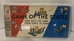 Game of the States Milton Bradley #4920 Vintage Board Game 1960 READ - Picture 1 of 6
