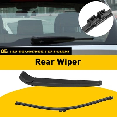 Braço e lâmina do limpador de para-brisa traseiro para 2007 2008 2009 2010-2013 BMW X5 61627161029 - Imagem 1 de 4