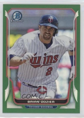 2014 Bowman Chrome Green Refractor /75 Brian Dozier #203 - Image 1 of 2