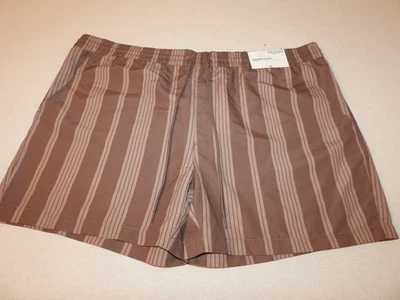 NUEVO CON ETIQUETAS PANTALONES CORTOS ARIZONA Jogger Informal Caminar Para Hombre Talla 2XL Marrón Rayas Foto 1 de 4