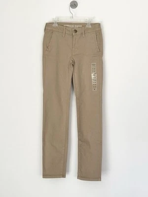 CALÇA CURTA FEMININA SKINNY SUPER ELÁSTICA SARJA AMERICAN EAGLE AEO NOVA COM ETIQUETAS 2 - Imagem 1 de 4