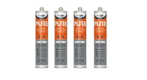 4x Bond it PU18 Polyurethan Kleber & Dichtmittel schwarz 310ml - Bild 1 von 1