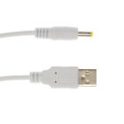 2 m USB 5 V 2A weiß Ladegerät Netzkabel Adapter für DayClox i8 A Digitaluhr
