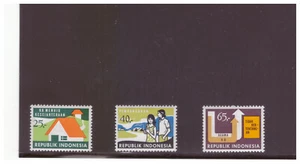 INDONESIA SC.919-921 1974 WELFARE, DEVELOPMENT AND RELIGION MNH COMP. SET YE25 - Picture 1 of 1