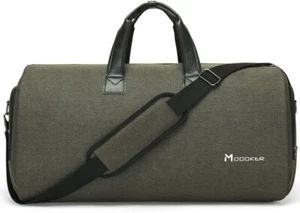 Convertible Garment Travel Duffle Bag, 2-in-1 Carry-on Luggage with Shoe Pouch - Picture 1 of 6
