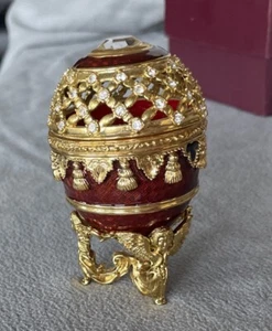 Joan Rivers Imperial Treasures II ""Faberge"" das Potpourri-Ei mit BOX - Bild 1 von 9