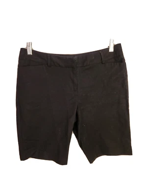 Bermuda Apt 9 Essentials feminina tamanho 6 preta 15-11 - Imagem 1 de 4