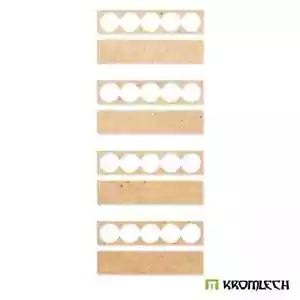 KROMLECH INFANTERIE 5X1 RUNDE BASIS ADAPTERSCHALEN - Bild 1 von 2