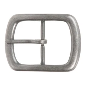 Hebilla de cinturón rectangular de una sola punta con barra central sin níquel de 1 1/2" (38 mm) - Imagen 1 de 6