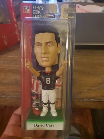 NFL 2002 BOBBLEHEAD Houston Texans David Carr inaugural season original package Cover