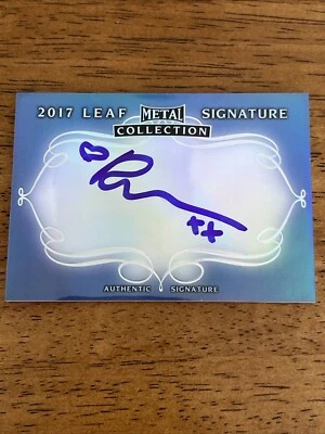 2017 Leaf Metal Pop Century Signature Rachelle Lefevre Autograph Under The Dome - Image 1 of 2