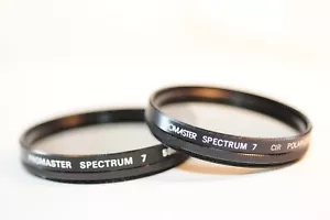 TWO 2 Promaster Spectrum 7 58mm & 52mm Cir Pol Japan filter for Canon Nikon lens - Picture 1 of 5