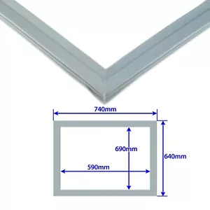 FAGOR MAGNETIC DOOR GASKET SEAL 6001401108 740mm x 640mm FRIDGE REFRIGERATOR - Picture 1 of 12