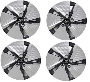 Set of 4 Wheel Cover Hub Cap Brand New Original Hyundai 2020-2021-2022 IONIQ 15" - Picture 1 of 2