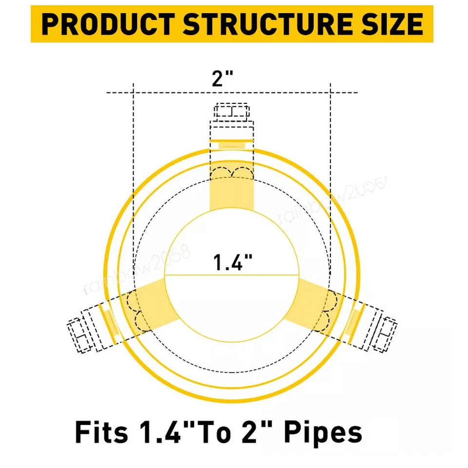 Black Car Exhaust Pipe Tail Muffler Stainless Steel For Subaru Impreza Forester Foto 1 de 1