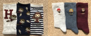 Harry Potter Women's Socks Single or Pack of 3 Hagrid, Ron, Hermione, Primark - Picture 1 of 6