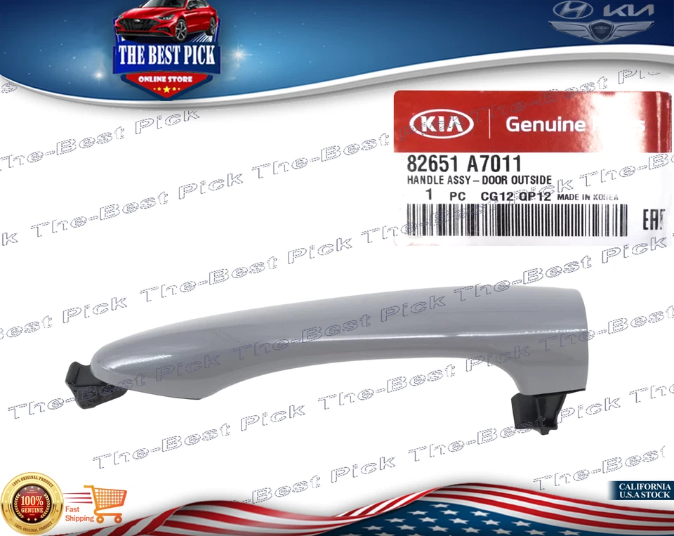 ⭐GENUINO⭐ Manija de puerta exterior delantera trasera izquierda/derecha KIA FORTE 14-18 82651A7011 Foto 1 de 1