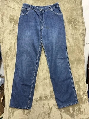 Vintage Pointer Brand Jeans Mens 32x31 Classic Straight Leg Dark Blue Denim USA - Image 1 of 4