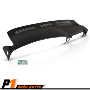 Black Molded Dash Cover Cap Board Overlay Fits 1999-06 03 Chevy Silverado Sierra - Picture 1 of 12