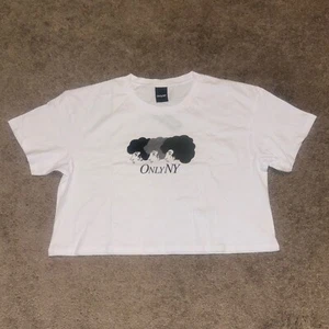  Only NY Salon bauchfreies Oberteil T-Shirt Damen Größe Large neu mit Etikett - Bild 1 von 9