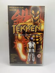 Tekken The Motion Picture VHS Anime Rare 1998 English Dubbed Blockbuster Video - Picture 1 of 4