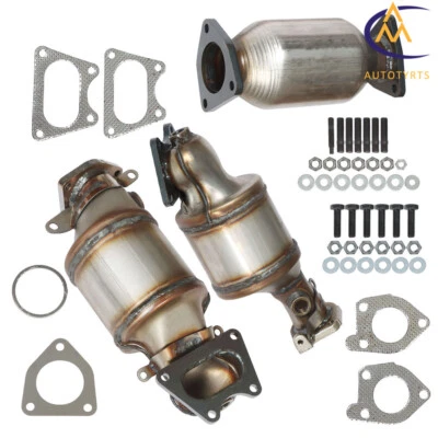 3PCS For Honda Ridgeline 3.5L V6 2006-2008 Catalytic Converter BANK 1 & 2 & Rear - Image 1 of 4