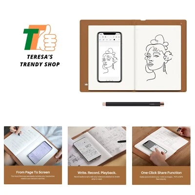 Note 2-in-1 Digital Notebook Drawing Tablet With Battery-free Pen, Bluetooth ... - Image 1 of 4