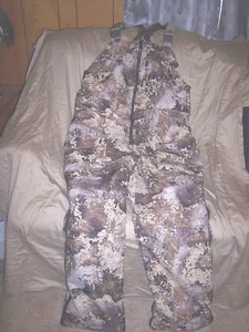 Mens Large Camo Hunting Bibs Waterproof Insulated Bib Overalls Bib Coveralls - Picture 1 of 8