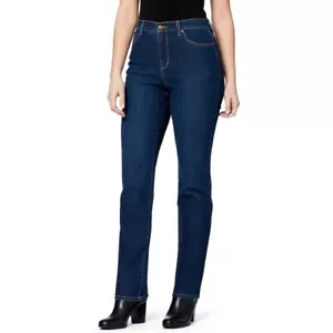 Gloria Vanderbilt Amanda High Rise Straight Leg Jeans Women's 8P Madison - Picture 1 of 17