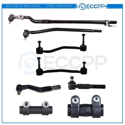 8set Fits 2000-2003 2004 Ford F-350 Super Duty Suspension Tie Rod End Sway Bar - Изображение 1 из 4