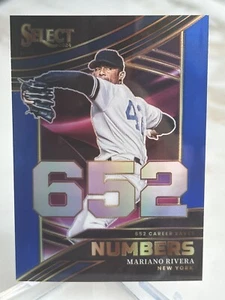 2024 Panini Select Mariano Rivera #19 Numbers Blue Prizm /49 - Picture 1 of 2