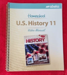 Abeka A Beka  Homeschool U.S. HISTORY 11 Video Manual SPIRAL 32271701 - Picture 1 of 5