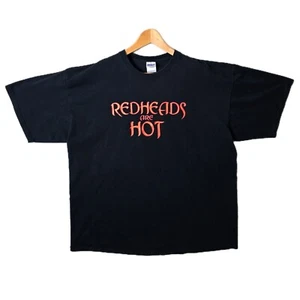 Y2K Red Heads Are Hot Vintage Shirt XXL Novelty Funny Grunge  - Picture 1 of 6
