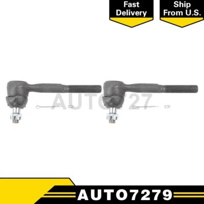 2 Outer Steering Tie Rod End For 1983 1984 1985 1986 1987 1988 Chevrolet G10 - Image 1 of 4
