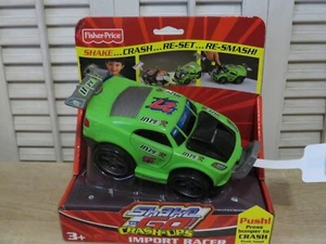 NEU Fisher-Price Shake 'N Go! Crash-Ups Import Racer grünes Auto mit Sounds 2007 - Bild 1 von 10