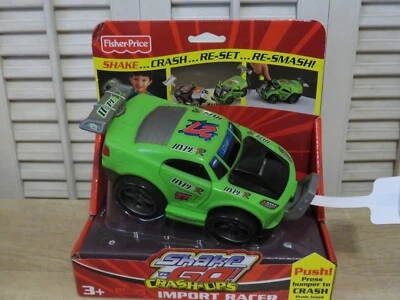 NUEVO Fisher-Price Shake 'N Go! Coche verde Crash-Ups IMPORT RACER con sonidos 2007 Foto 1 de 4