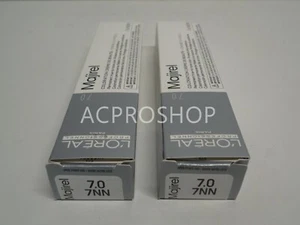 2 X L'Oreal Professionnel Majirel Permanent Creme Color Ionene G Incell 7.0/7NN - Picture 1 of 1