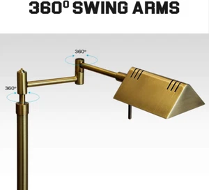 O’Bright Dimmable LED Pharmacy Floor Lamp, 12W LED, Full Range Dimming, 360 D... - Picture 1 of 12