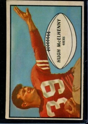 1953 Bowman Football #32 Hugh McElhenny VG-EX LOOK! - Image 1 of 2