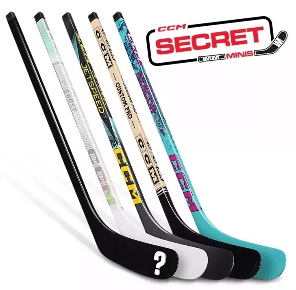 HTF Mystery Mini Stick CCM Secret Hockey Stick 2024 Left Handed - UNOPENED