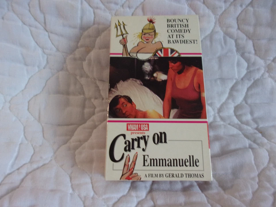 CARRY ON EMMANUELLE VHS BRIT COMEDY SUZANNE DANIELLE BERYL REID KENNETH WILLIAMS - Image 1 of 4