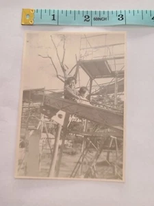 Photo Of 2 Children At A Japanese Playground Japan Late 1940s Original - Picture 1 of 2