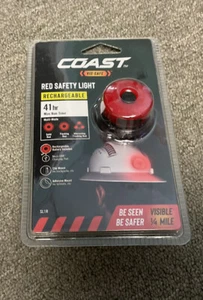 Coast SL1R USB wiederaufladbarer Sicherheitsclip Rotlicht Multi-Modus - Bild 1 von 2